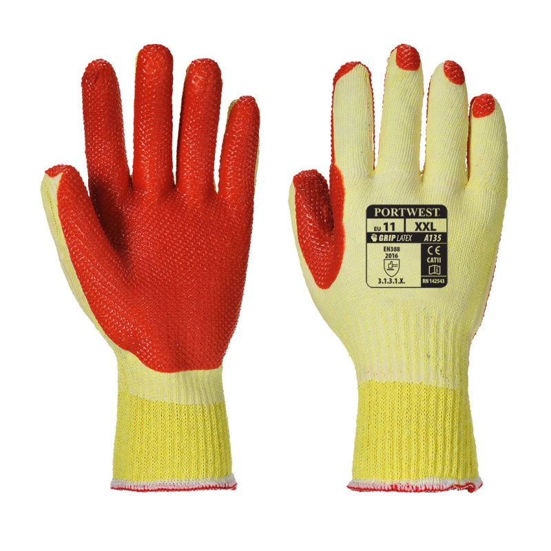 Portwest Polycotton Tough Grip Gloves A135